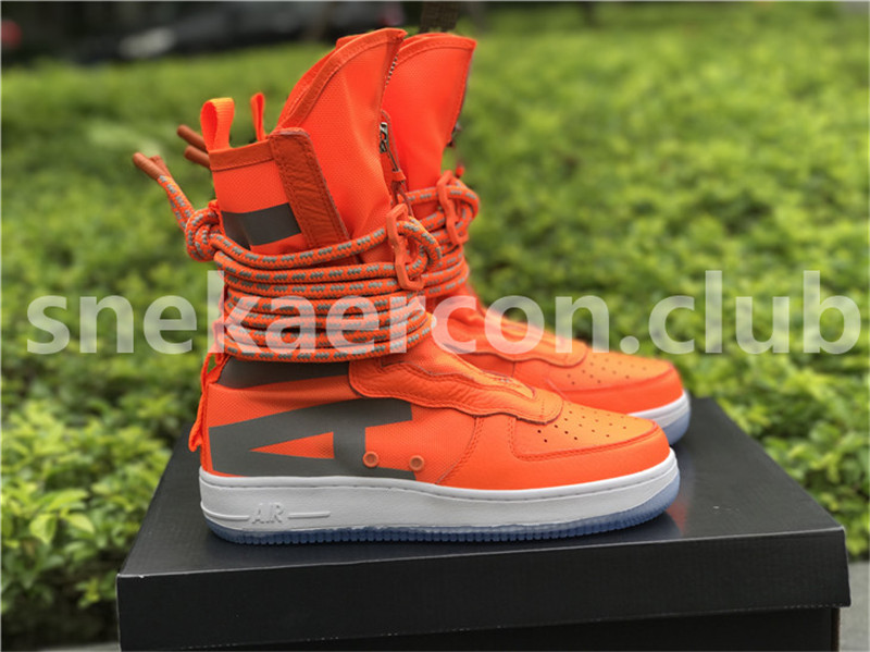 Nike SF Air Force 1 High Boot Orange